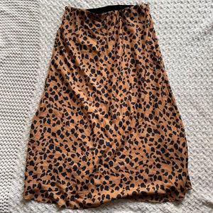 Urban Outfitters satin midi skirt size XL